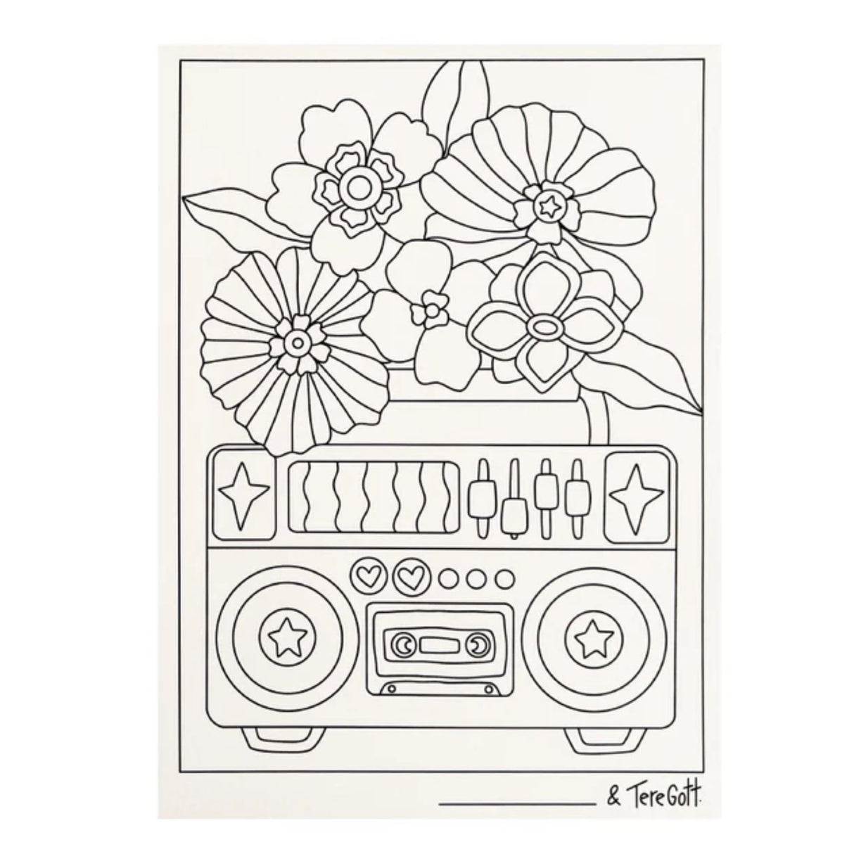 Tere Gott - Libro para Colorear Queen