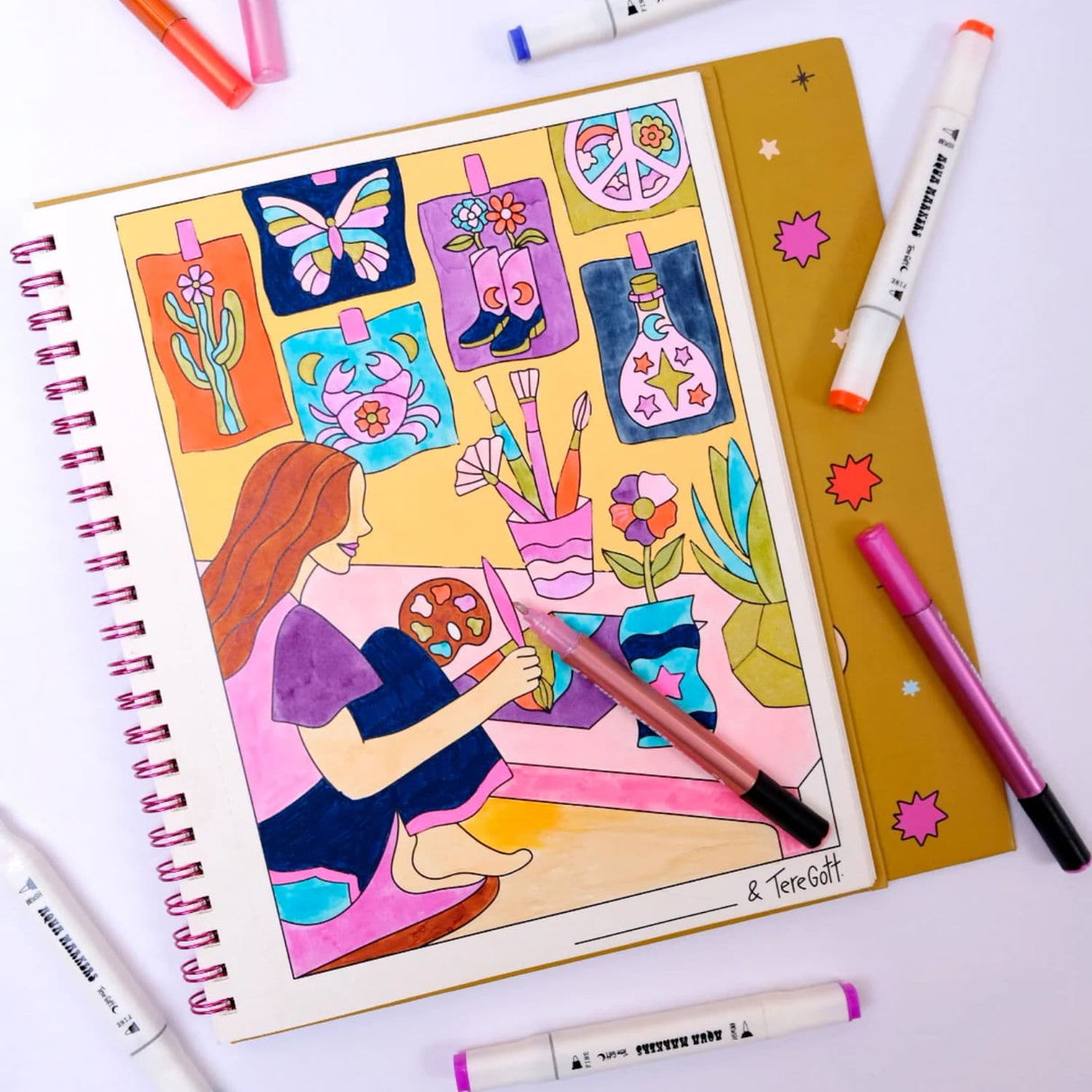 Tere Gott - Libro para Colorear Queen