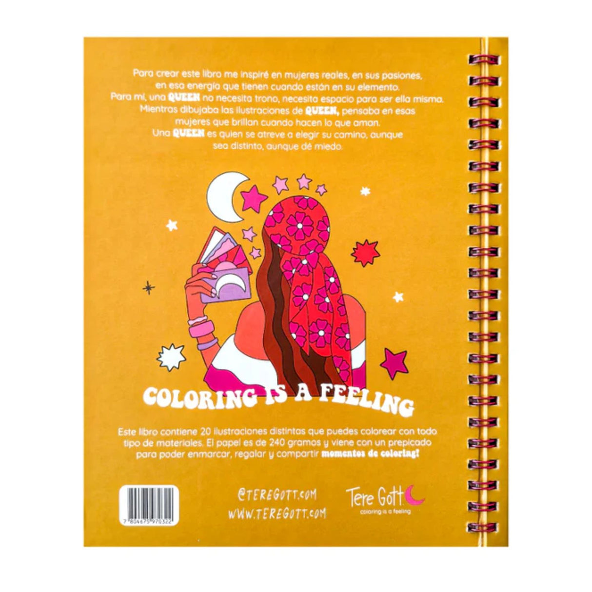 Tere Gott - Libro para Colorear Queen