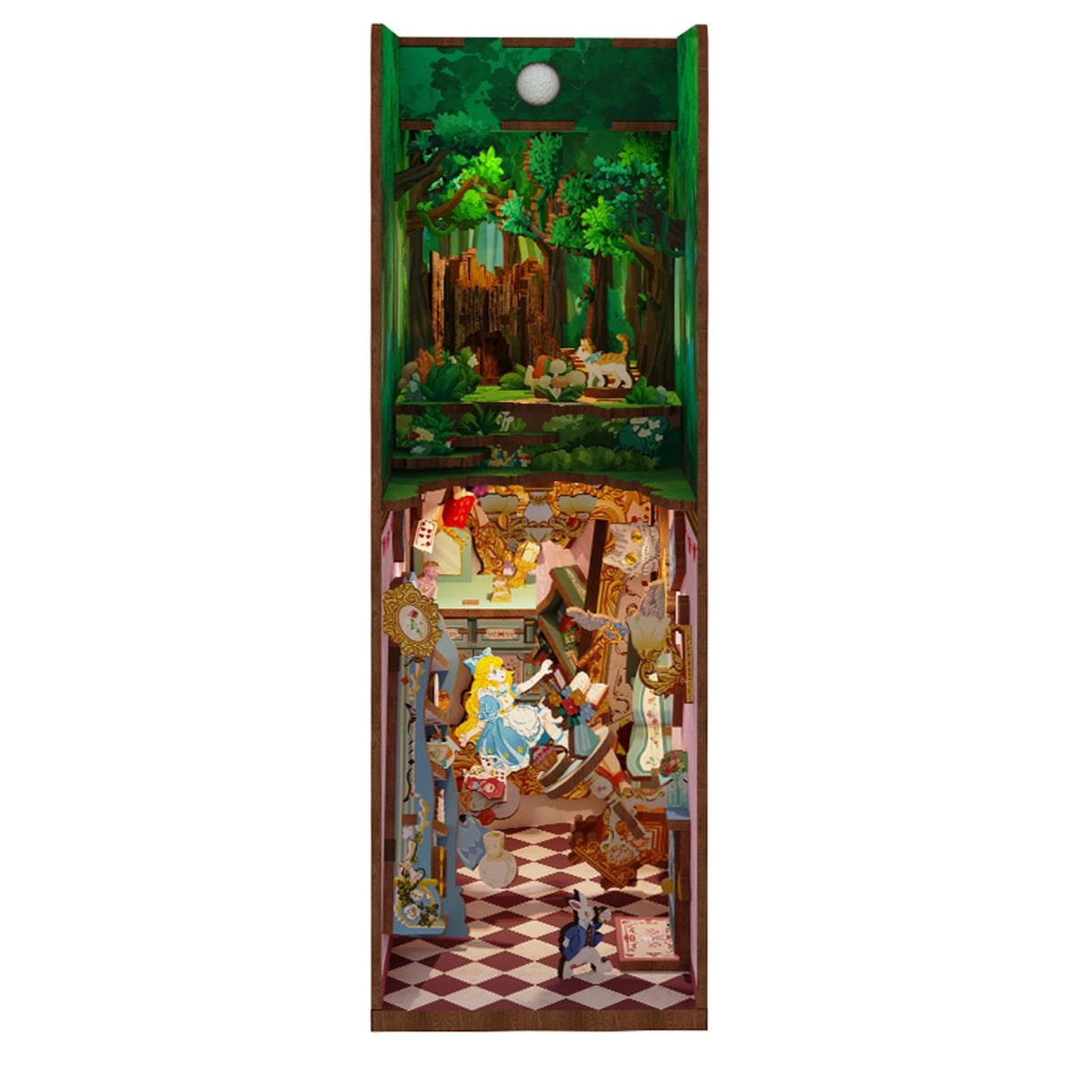 Tonecheer Book Nook - Separador de Libros Alice in Wonderland