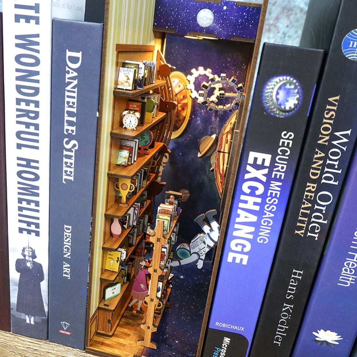 Tonecheer Book Nook - Separador de Libros Interstellar