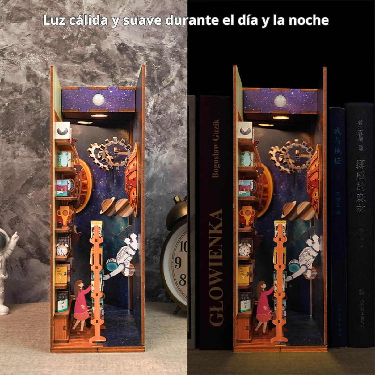 Tonecheer Book Nook - Separador de Libros Interstellar