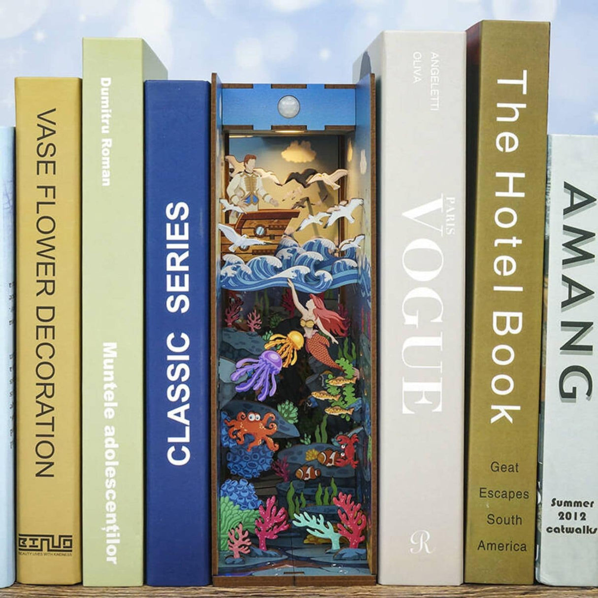 Tonecheer Book Nook - Separador de Libros The Little Mermaid
