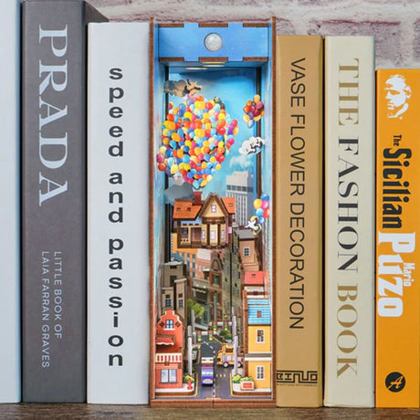 Tonecheer Book Nook - Separador de Libros Travel With The Wind