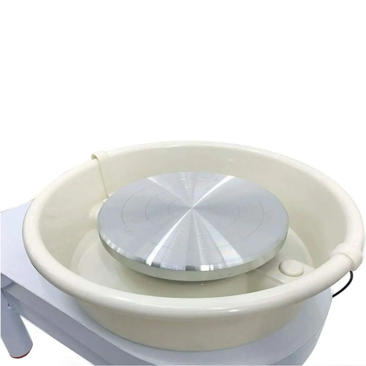 Torno Alfarero Eléctrico 350 W con Pedal para Greda y Arcilla