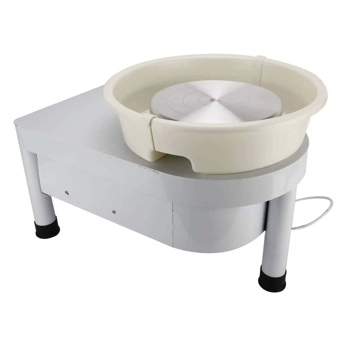 Torno Alfarero Eléctrico 350 W con Pedal para Greda y Arcilla