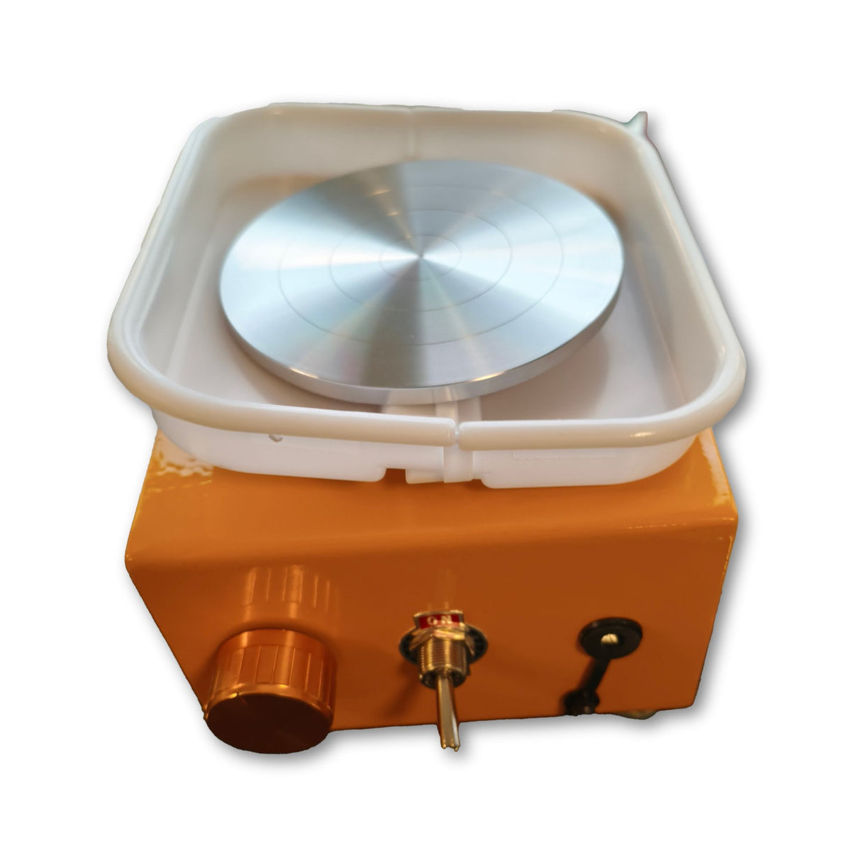 Torno Alfarero Eléctrico Mini Plato de 10 cm para Greda y Arcilla