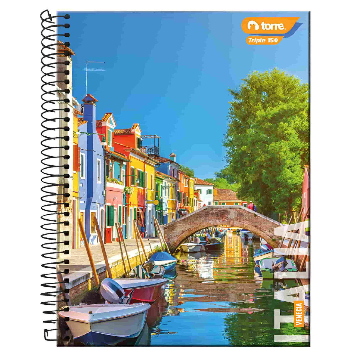 Torre - Cuaderno Triple Paisajes 7 mm 150 h
