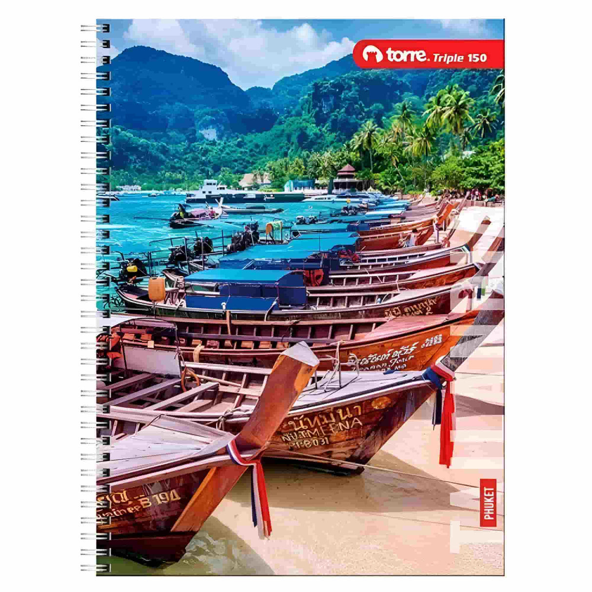 Torre - Cuaderno Triple Paisajes 7 mm 150 h