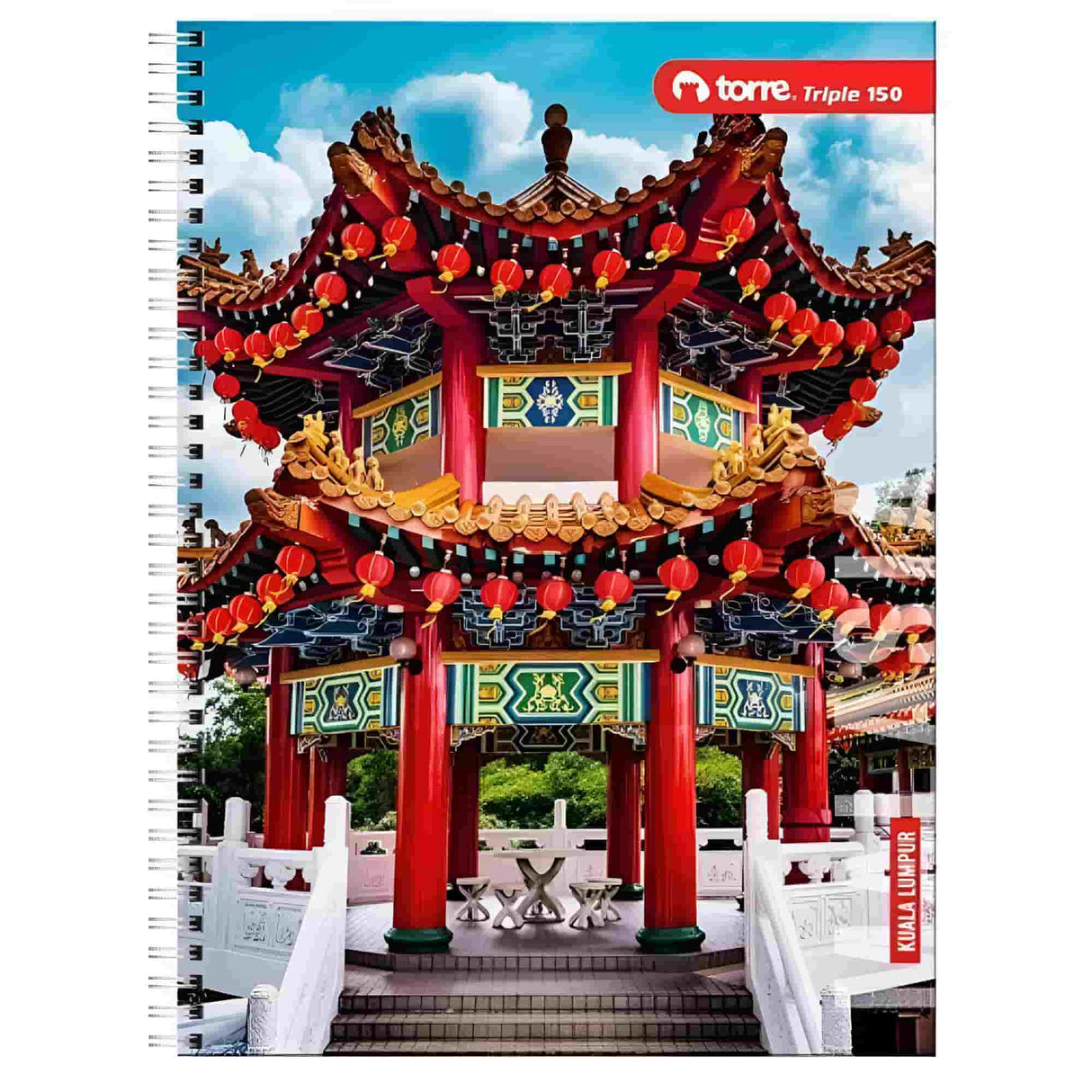 Torre - Cuaderno Triple Paisajes 7 mm 150 h