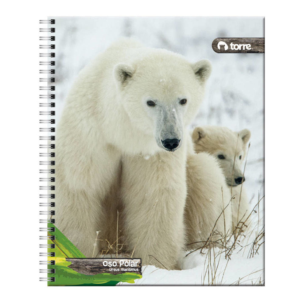 Torre - Cuaderno Universitario Clásico Fauna 7 mm 100 h