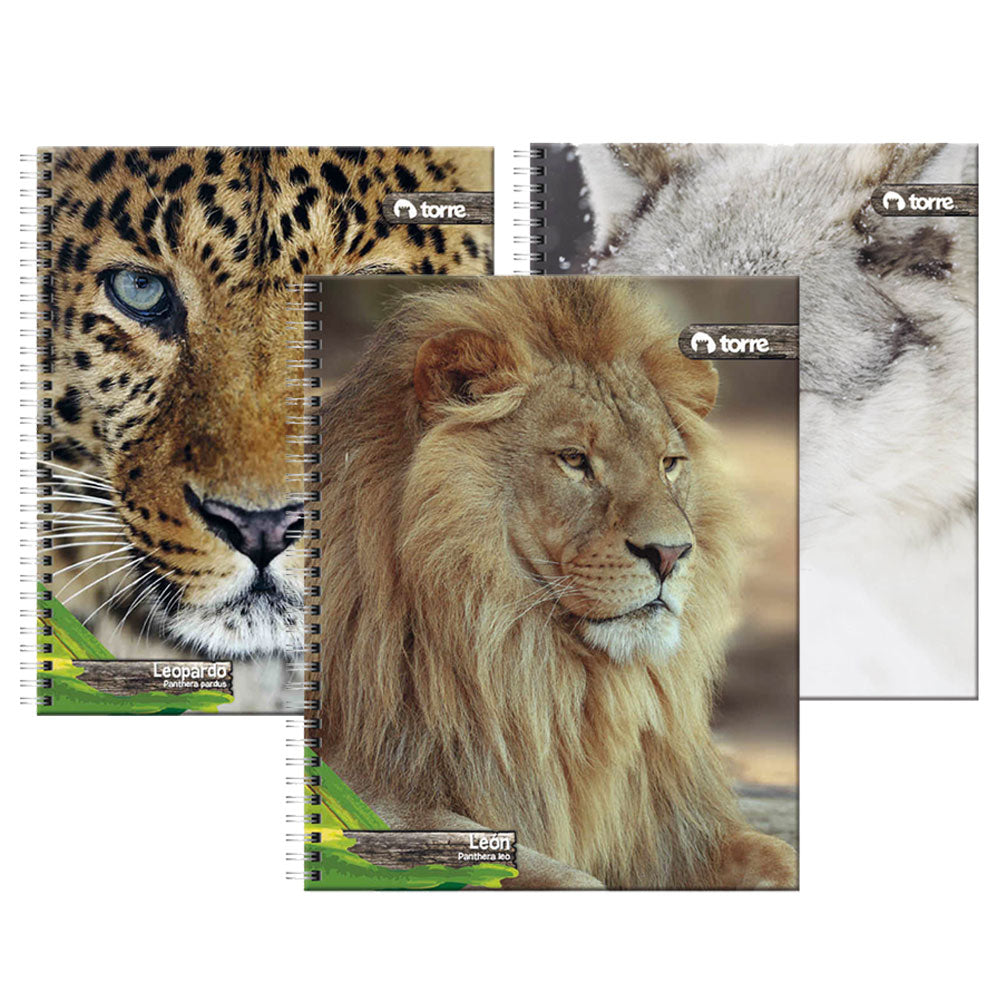 Torre - Cuaderno Universitario Clásico Fauna 7 mm 100 h