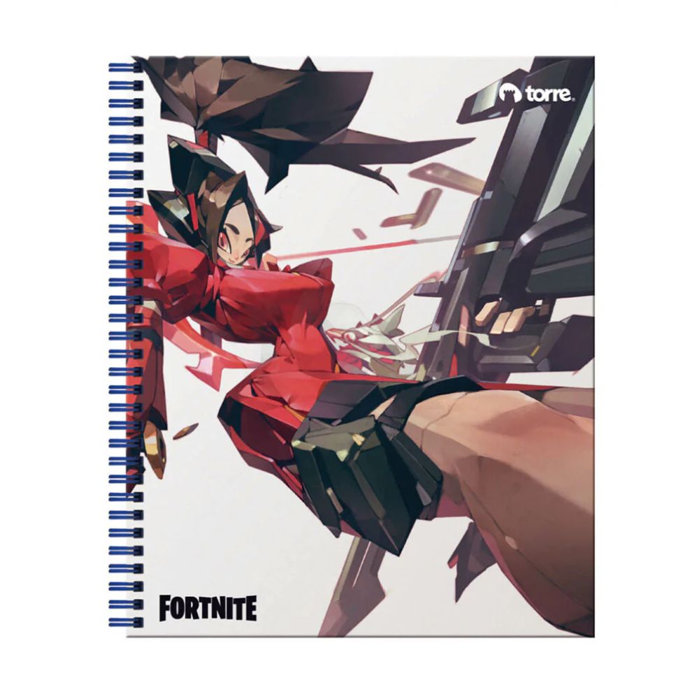 Torre - Cuaderno Universitario Clásico Fortnite 7 mm 100 h