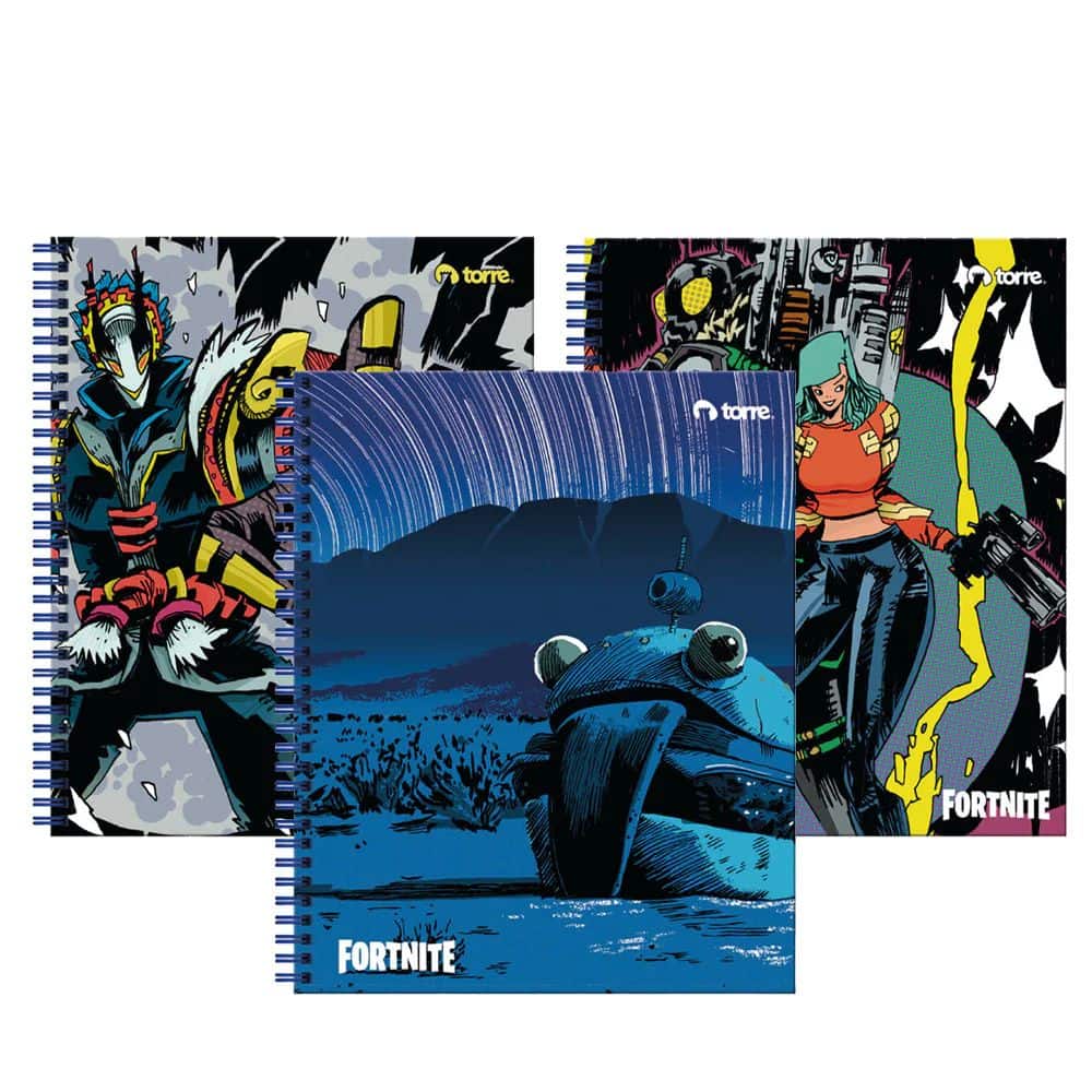 Torre - Cuaderno Universitario Clásico Fortnite 7 mm 100 h