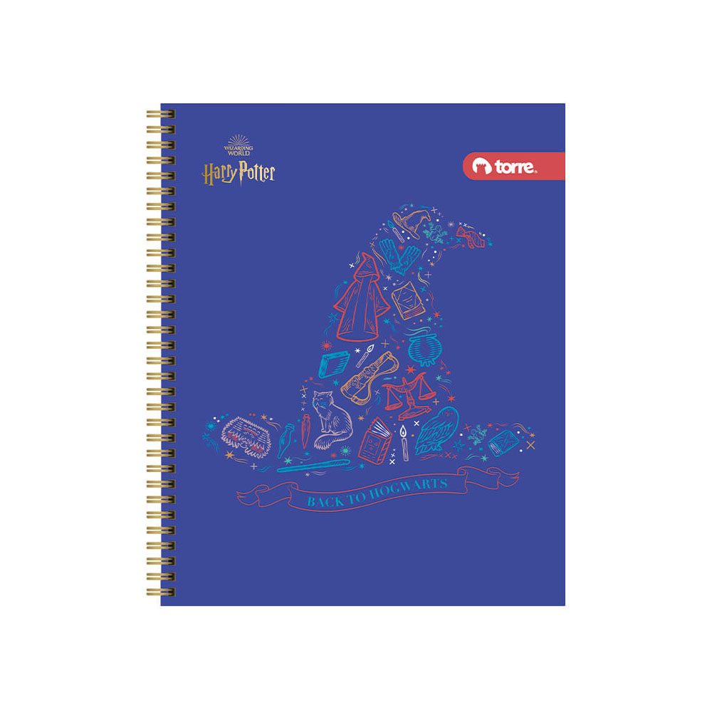 Torre - Cuaderno Universitario Clásico Harry Potter 7 mm 100 h