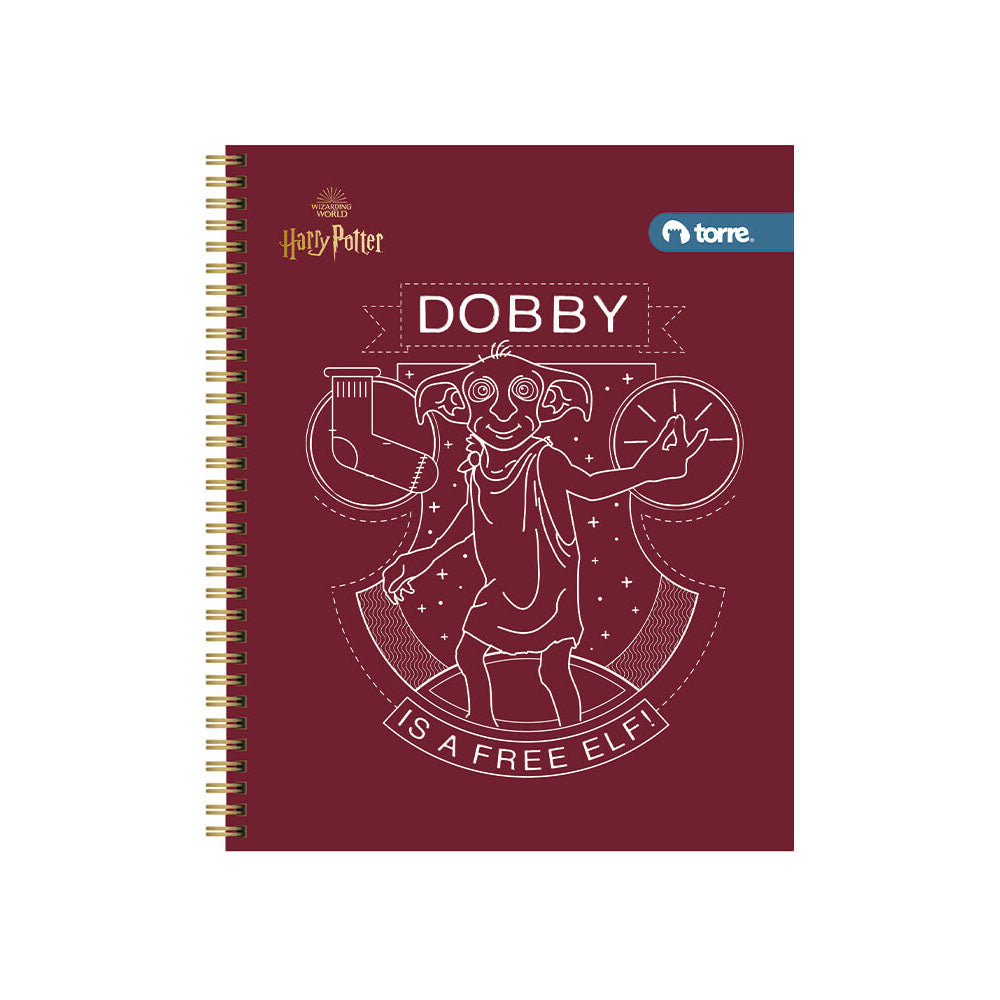 Torre - Cuaderno Universitario Clásico Harry Potter 7 mm 100 h