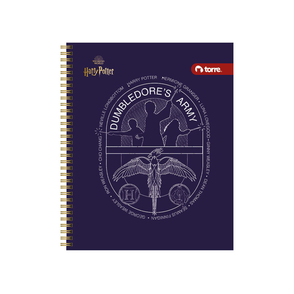 Torre - Cuaderno Universitario Clásico Harry Potter 7 mm 100 h
