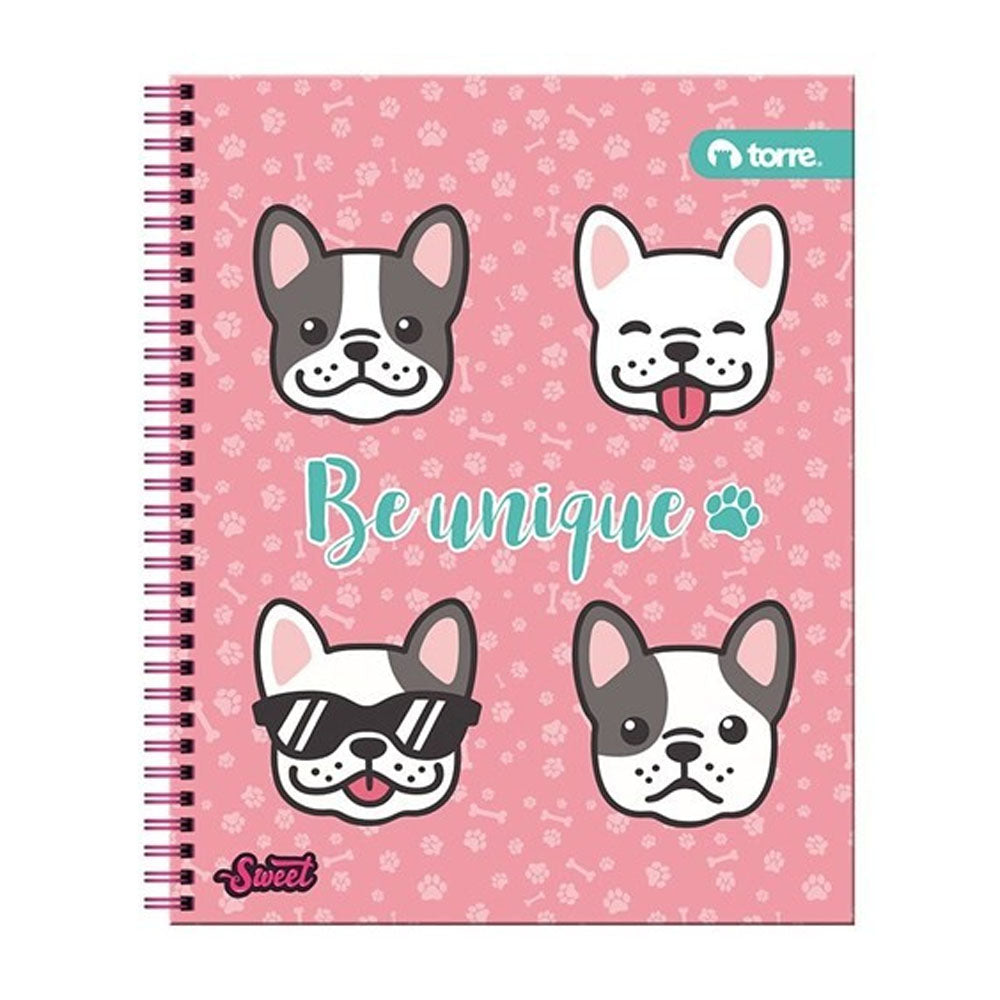 Torre - Cuaderno Universitario Clásico Mujer 7 mm 100 h