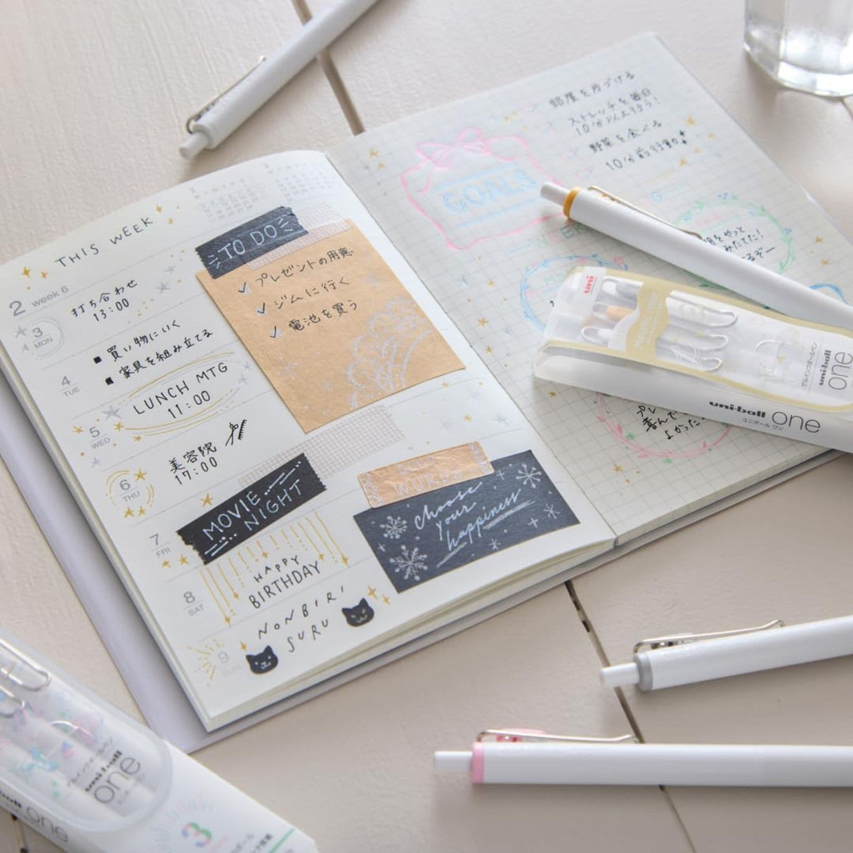 Uni-ball One - Bolígrafo Tinta Gel Creative Colors 0,5 mm