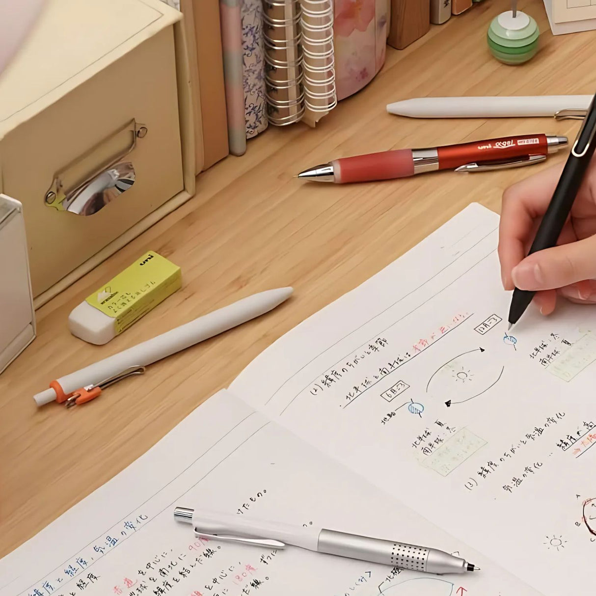 Uni-ball One F - Bolígrafo Tinta Gel Colores 0,38 mm