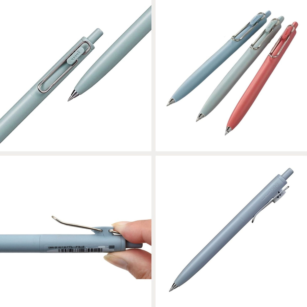 Uni-ball One F - Bolígrafo Tinta Gel Colores 0,5 mm