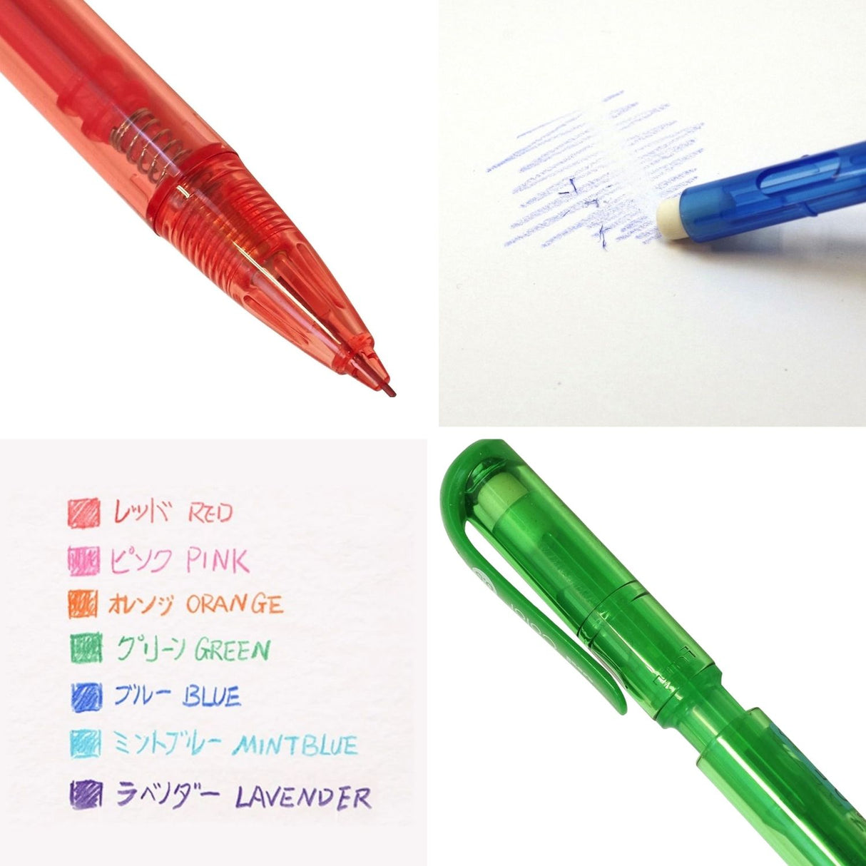 Uni Color - Portaminas con Minas de Color Borrables 0,5 mm