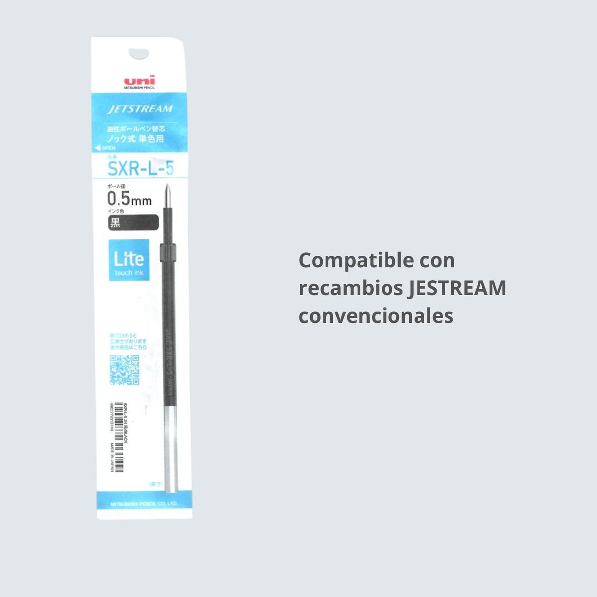 Uni Jetstream - Bolígrafo Lite Touch Ink 0.5 mm