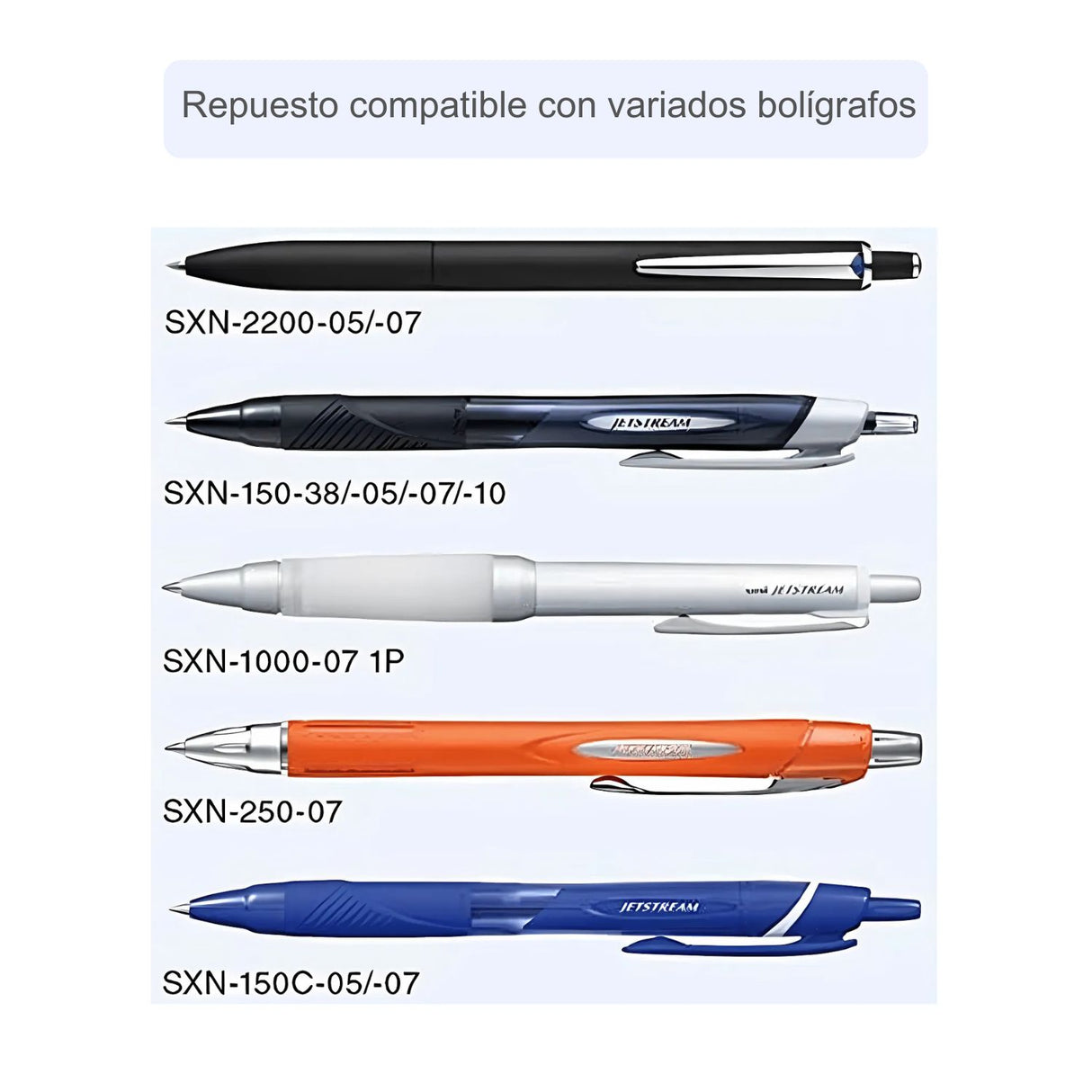 Uni Jetstream - Repuesto de Bolígrafo 0,5 mm