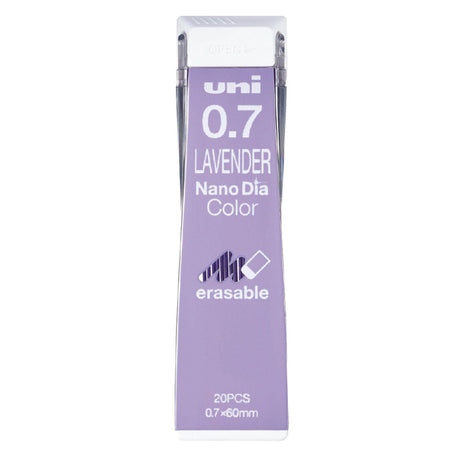 Uni Nano Dia Color - Pack 20 Minas de Colores 0,7 mm