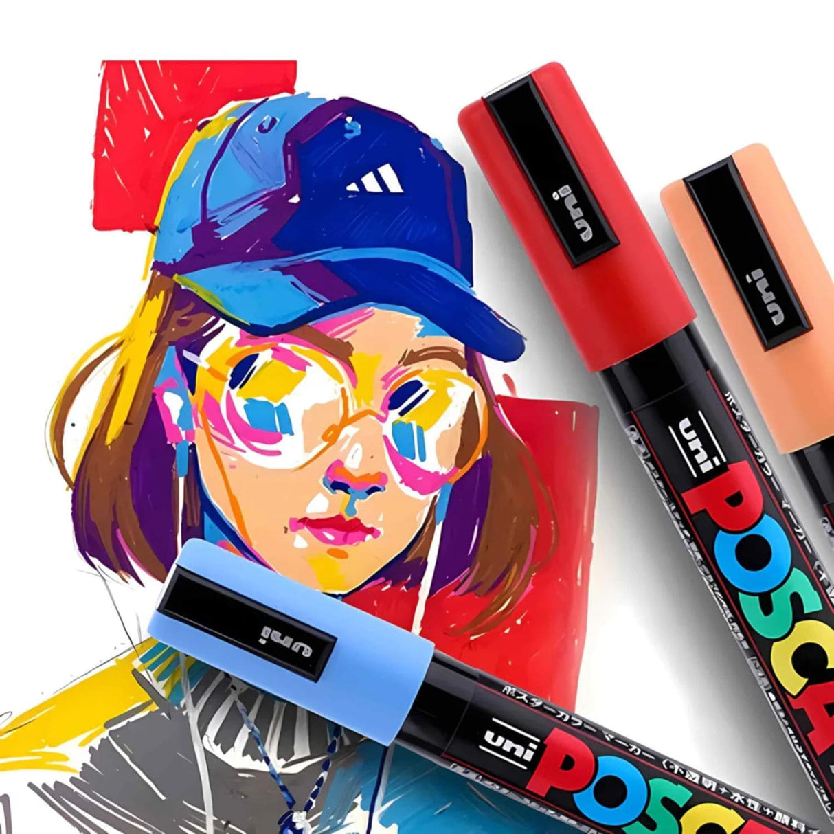 Uni Posca PC-1M - Marcador Extra Finos Clásico (Japonés)