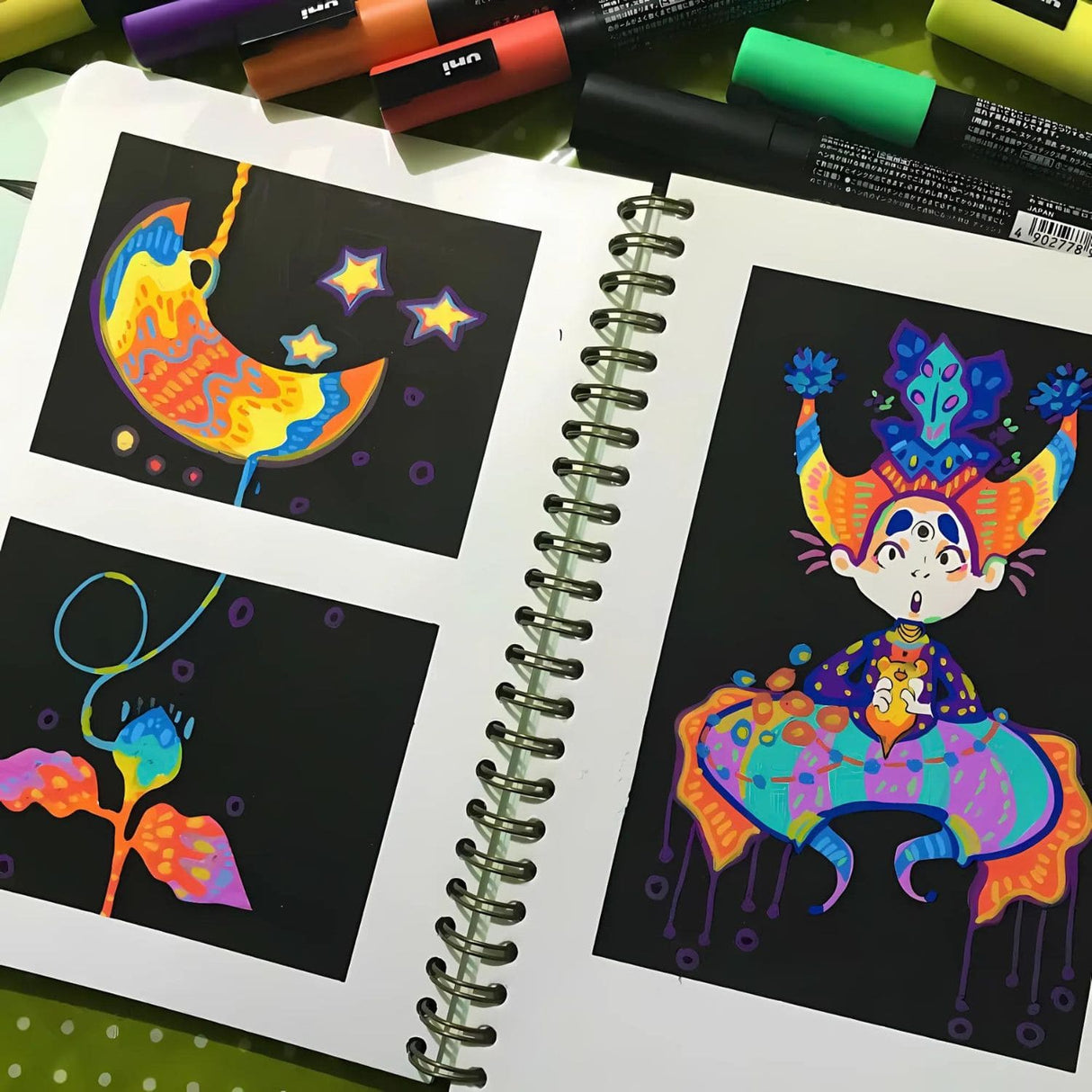 Uni Posca PC-1M - Marcador Extra Finos Clásico (Japonés)