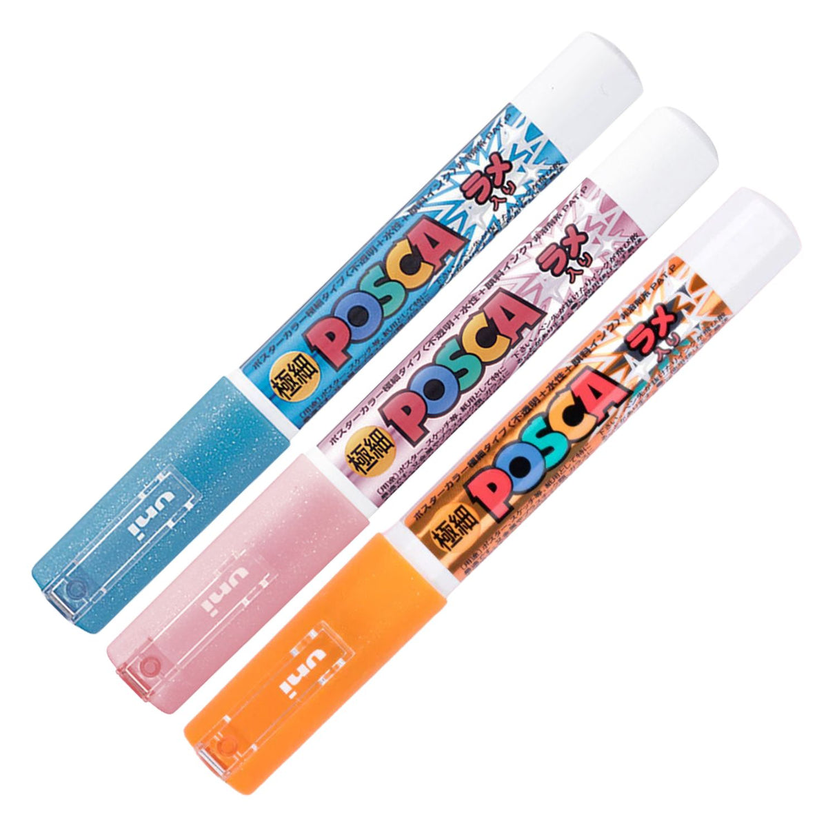 Uni Posca PC-1M - Marcador Extra Finos Glitter (Japonés)