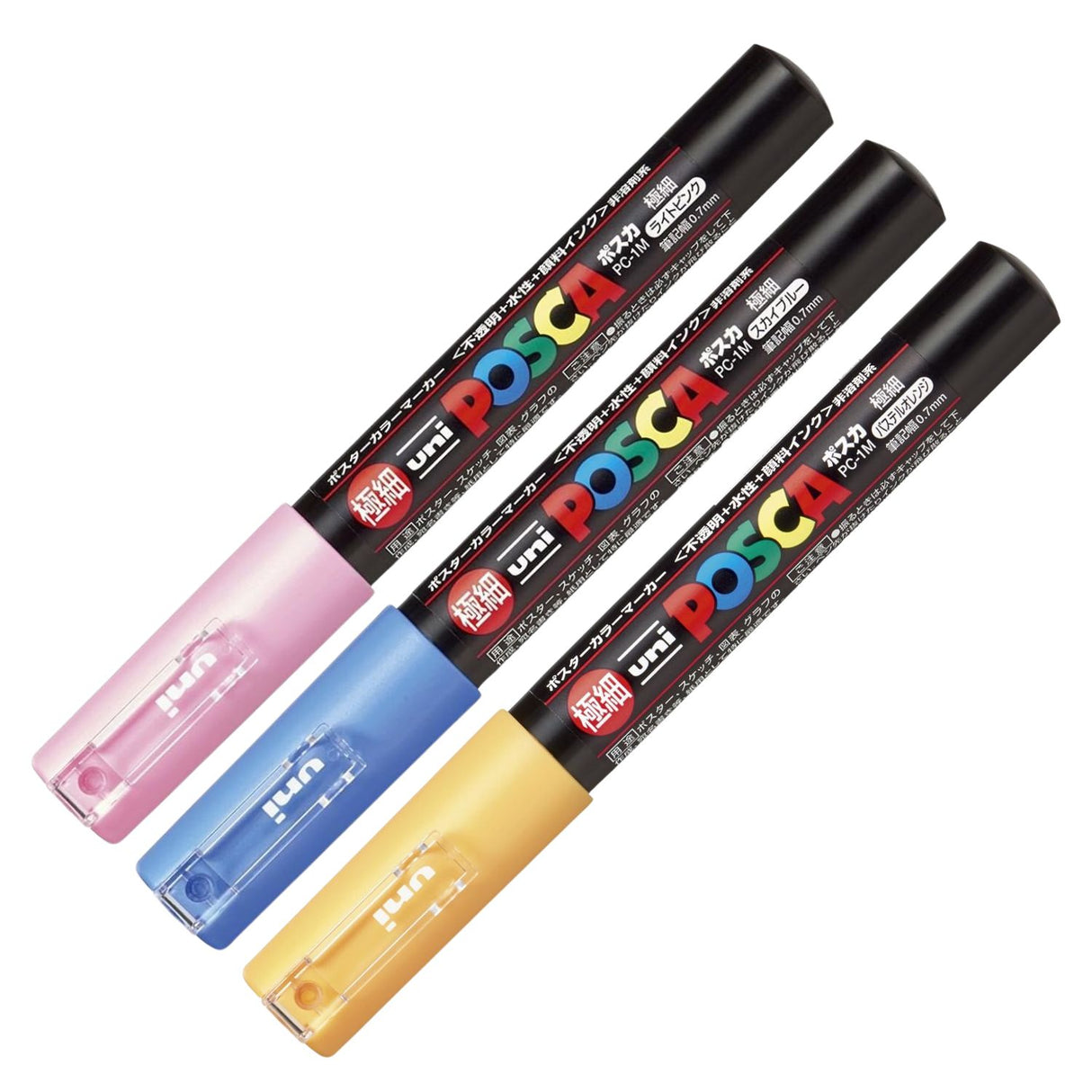 Uni Posca PC-1M - Marcador Extra Finos Pastel (Japonés)