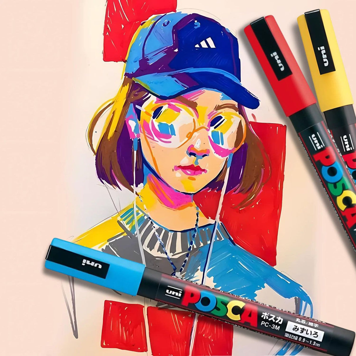 Uni Posca PC-3M - Marcadores Finos Clásico (Japonés)