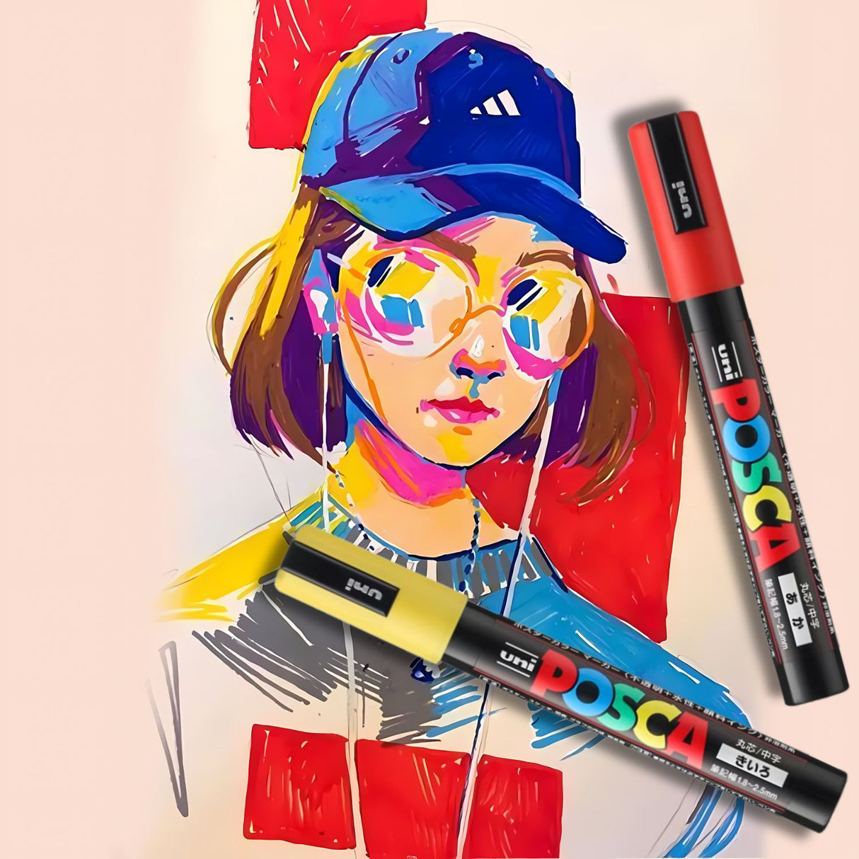 Uni Posca PC-5M - Marcadores Medios Clásico (Japonés)