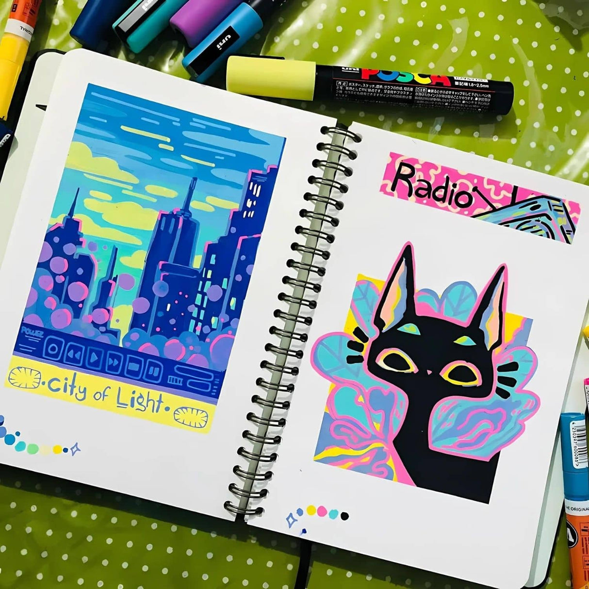 Uni Posca PC-5M - Marcadores Medios Pastel (Japonés)