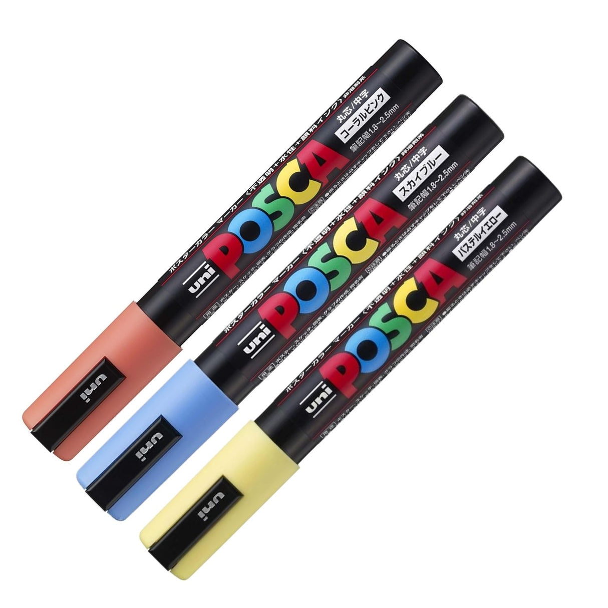 Uni Posca PC-5M - Marcadores Medios Pastel (Japonés)