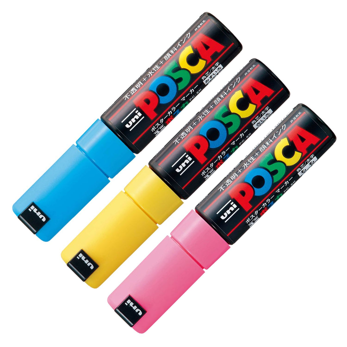 Posca PC-8K - Marcadores Anchos Punta Biselada (Japonés)