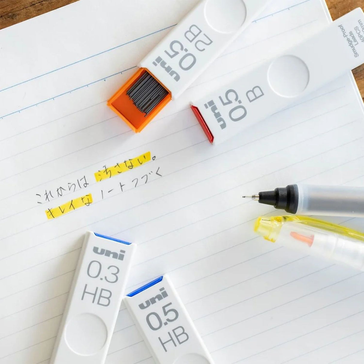 Uni Smudge Proof - Pack 36 Minas para Portaminas 0.9 HB