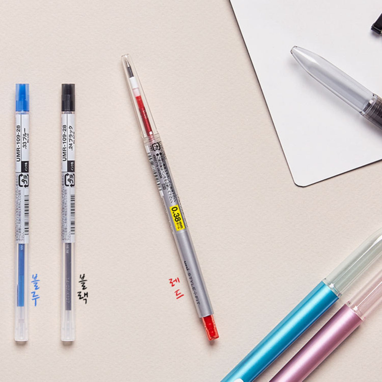 Uni Style Fit - Cuerpo de Bolígrafo con Clip para 3 Colores