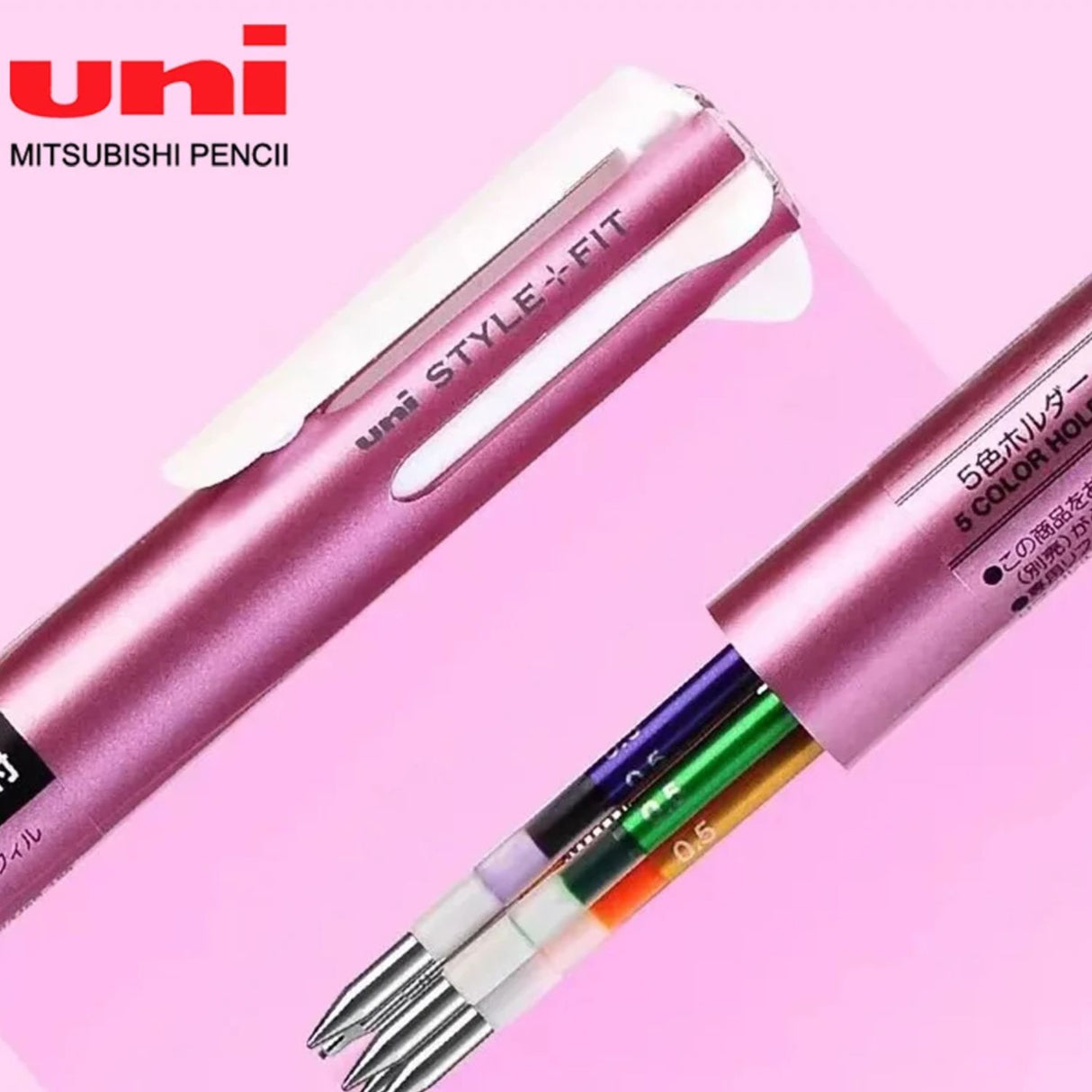 Uni Style Fit - Repuesto de Bolígrafo Gel Punta 0,5 mm