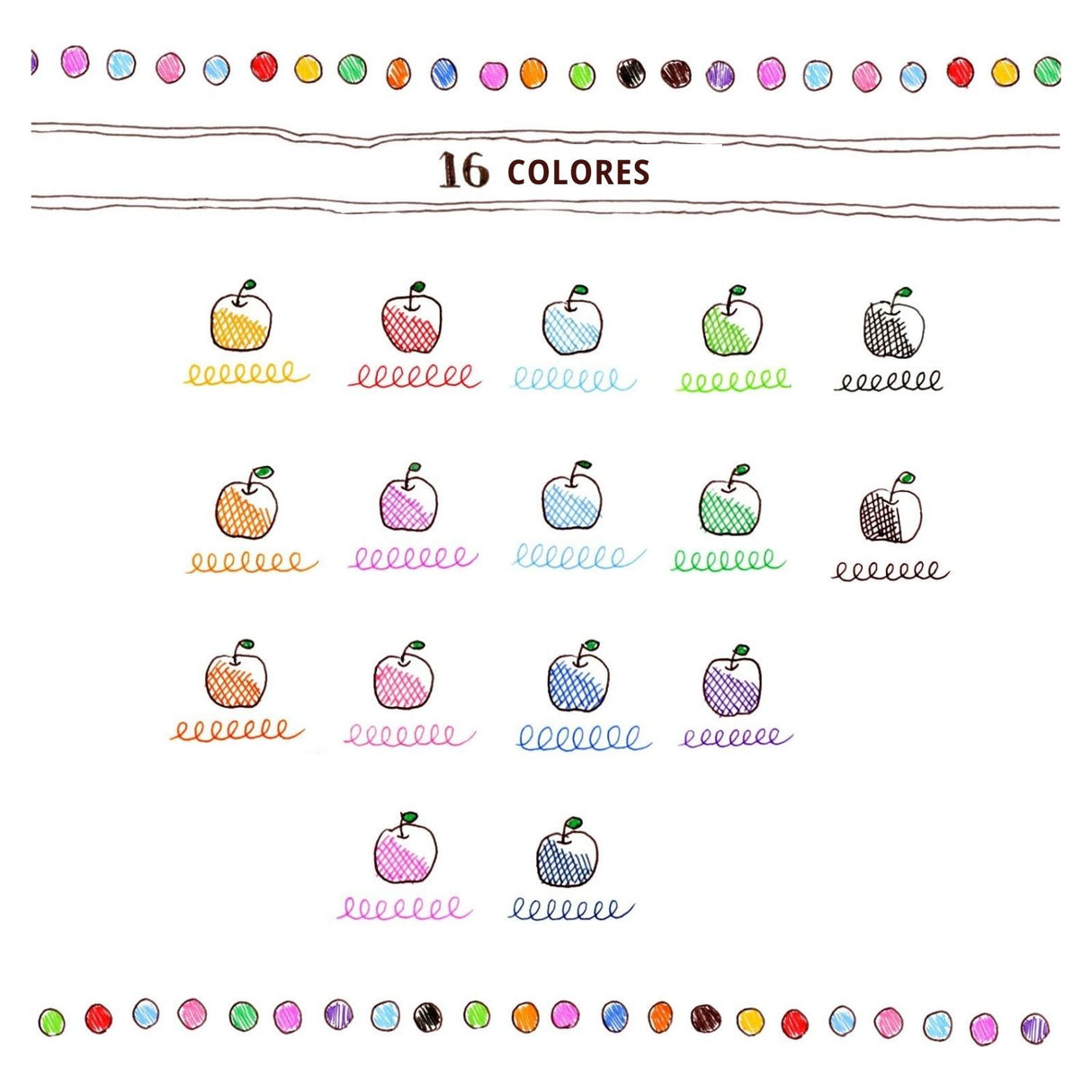 Uni Style Fit - Repuesto de Bolígrafo Gel Punta 0,5 mm