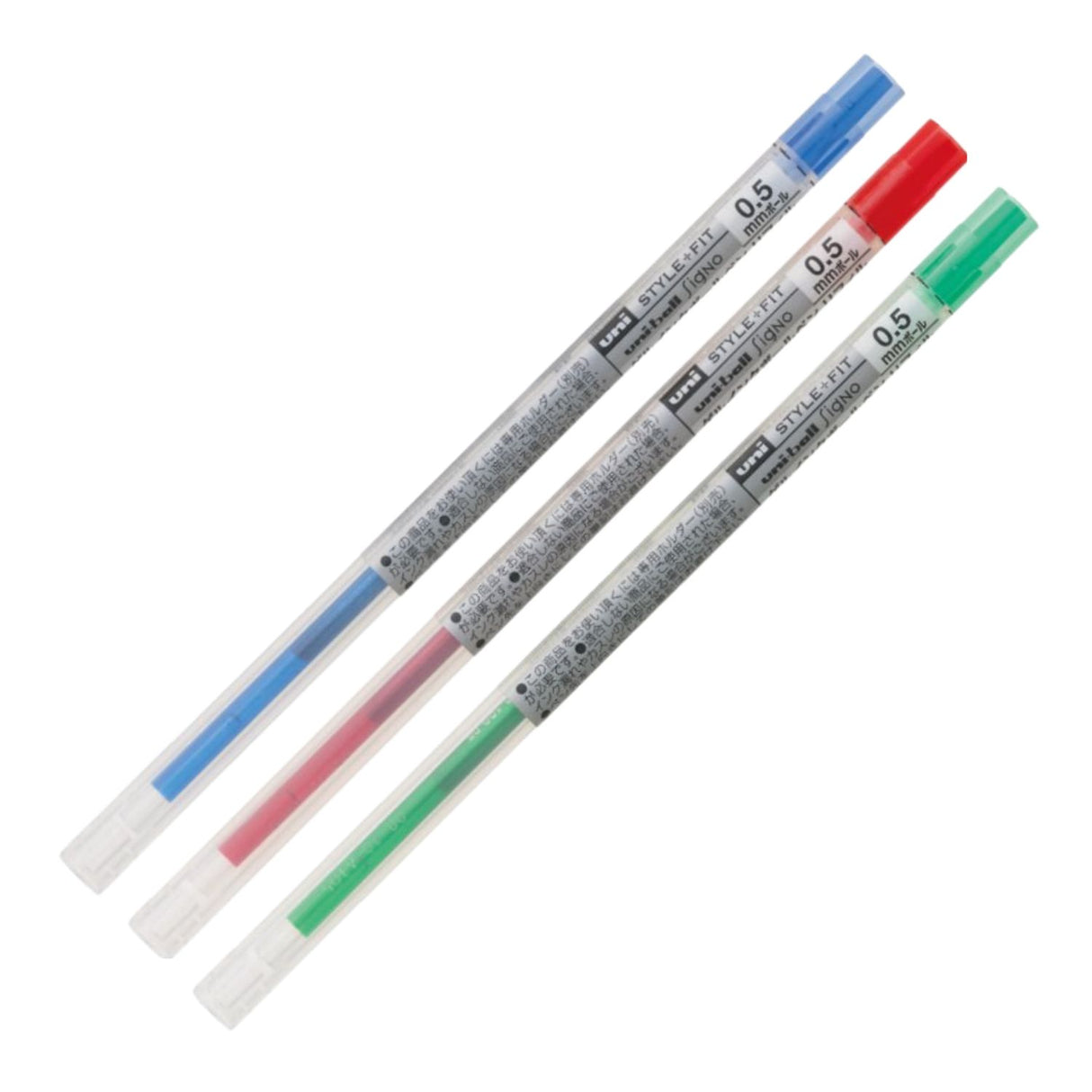 Uni Style Fit - Repuesto de Bolígrafo Gel Punta 0,5 mm