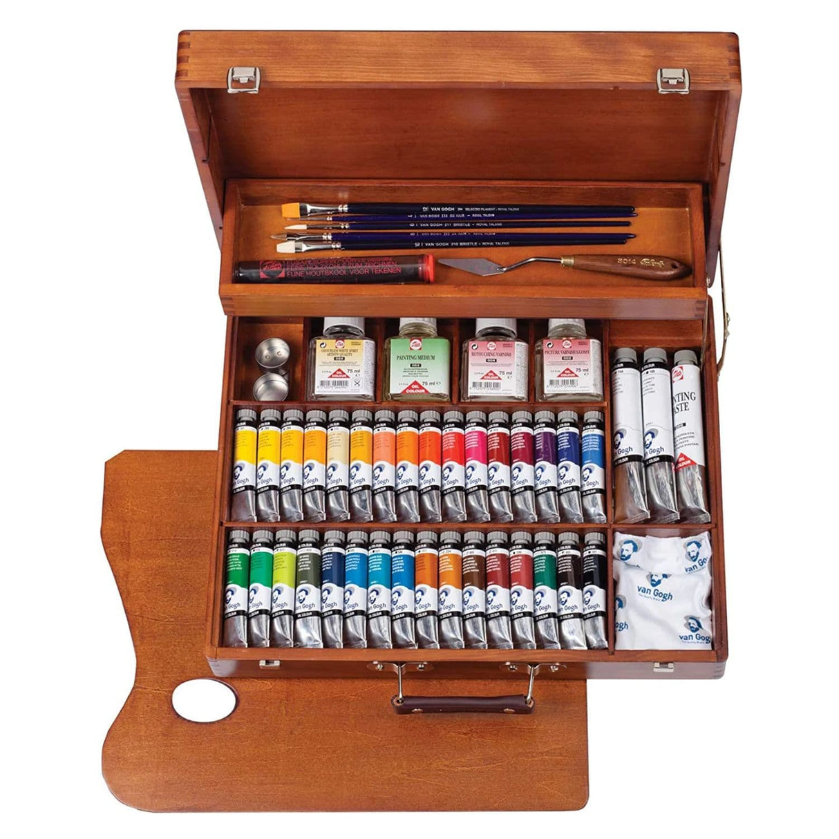 Van Gogh Oil Colour - Kit Óleos Caja de Madera Superior 32 x 20 ml y Accesorios