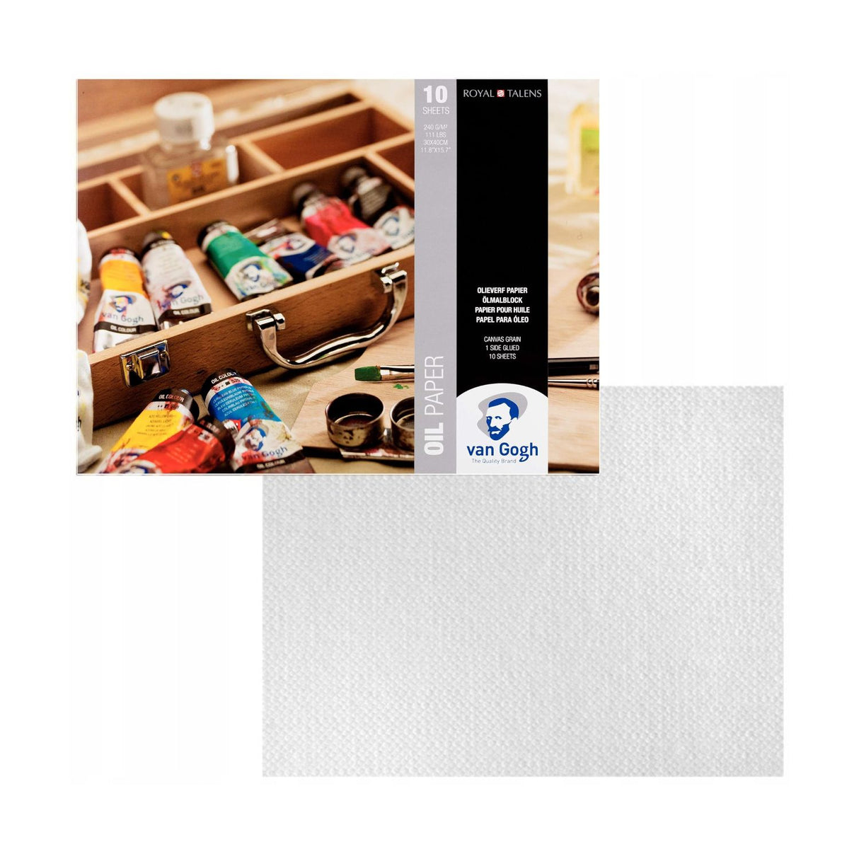 Van Gogh Oil Paper - Block para Óleo 10 Hojas, 240 g/m2