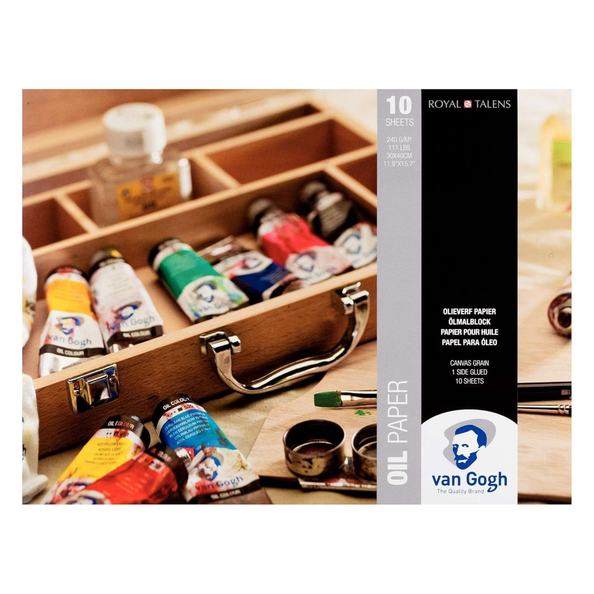 Van Gogh Oil Paper - Block para Óleo 10 Hojas, 240 g/m2