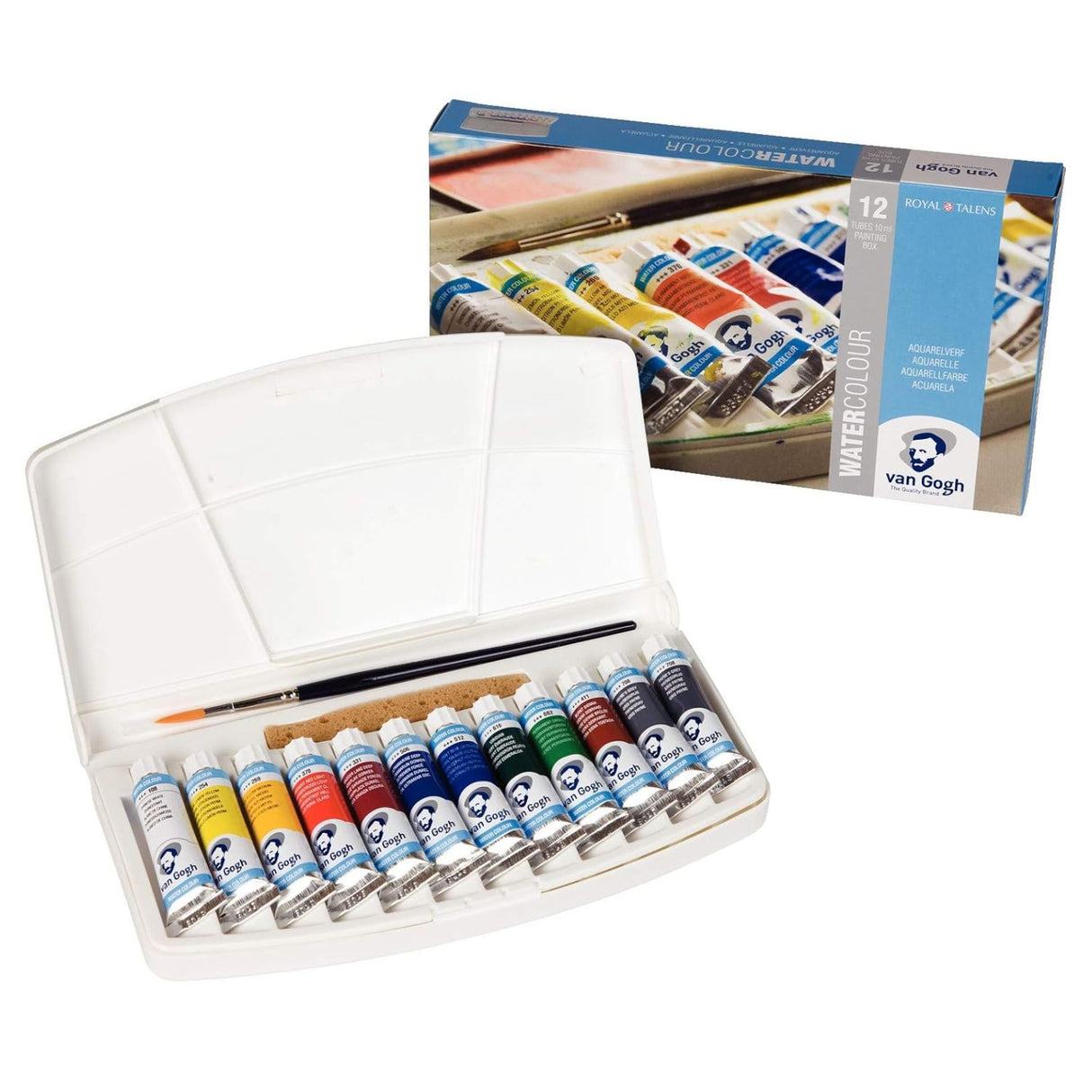 Van Gogh - Set 12 Acuarelas Colores Básicos Tubos 10 ml