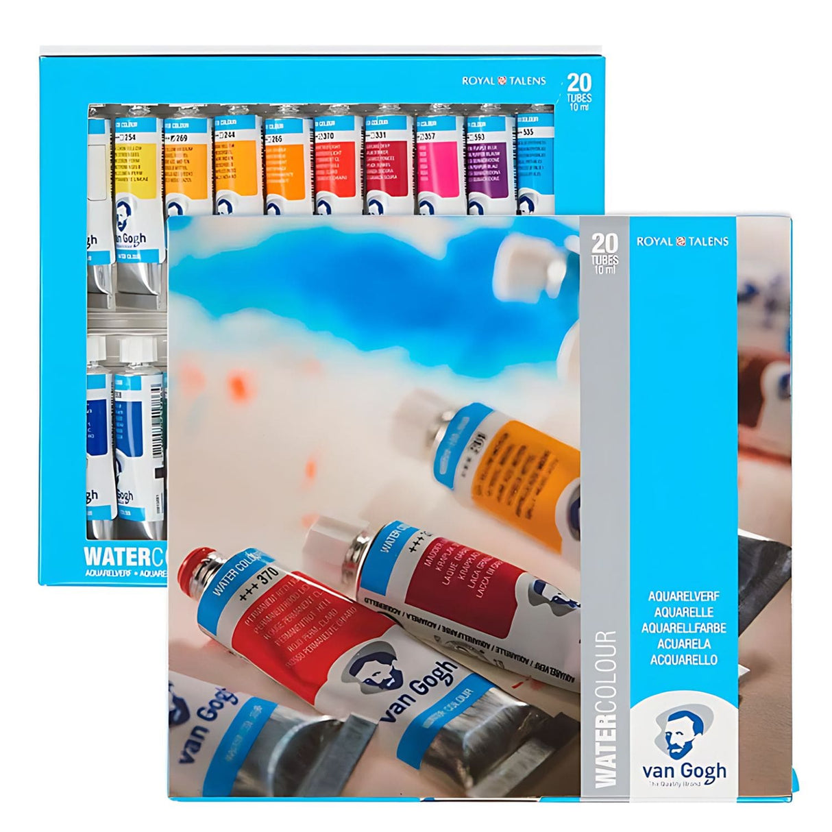 Van Gogh - Set 20 Acuarelas Colores Básicos Tubos 10 ml