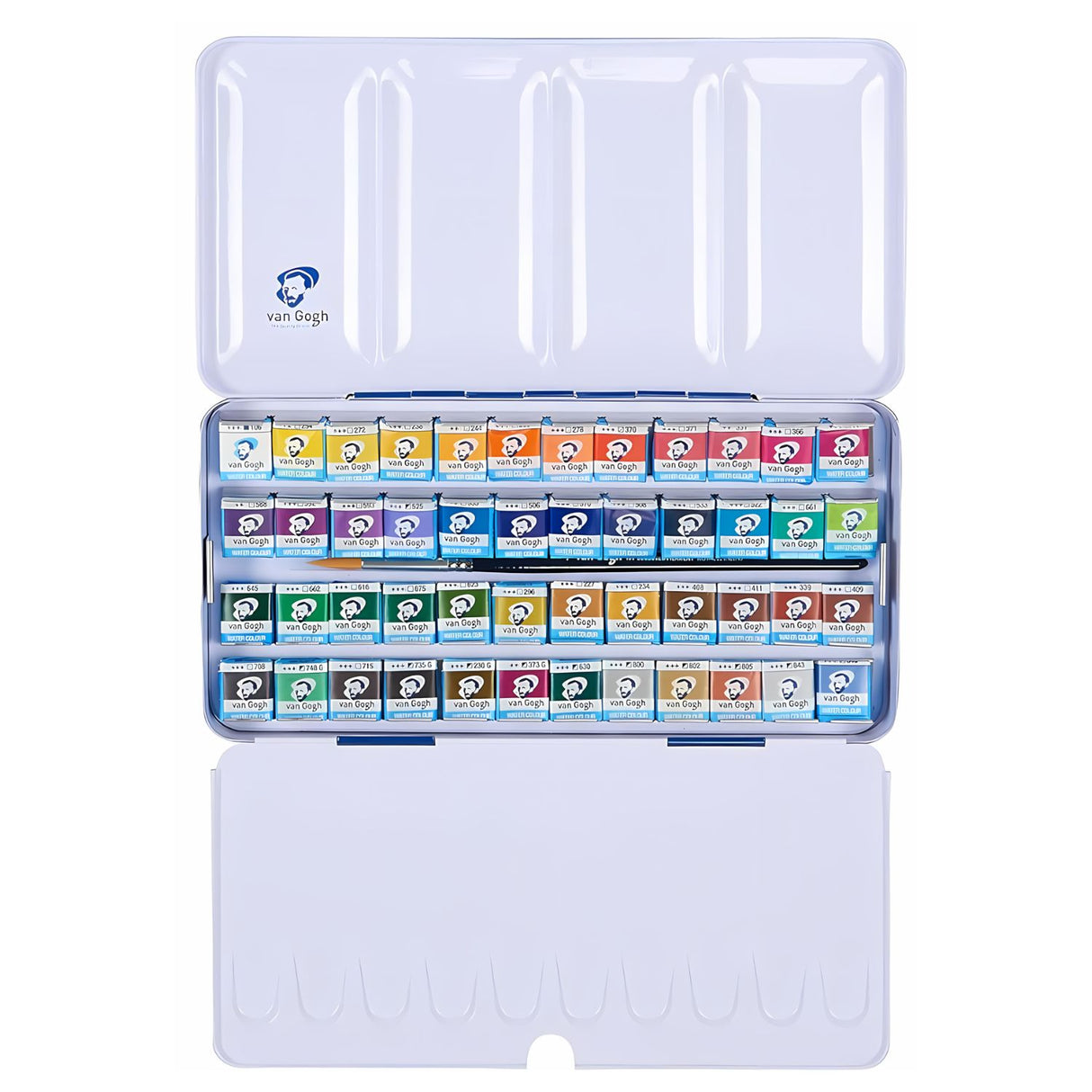 Van Gogh - Set 48 Acuarelas en Pastilla Caja Metálica