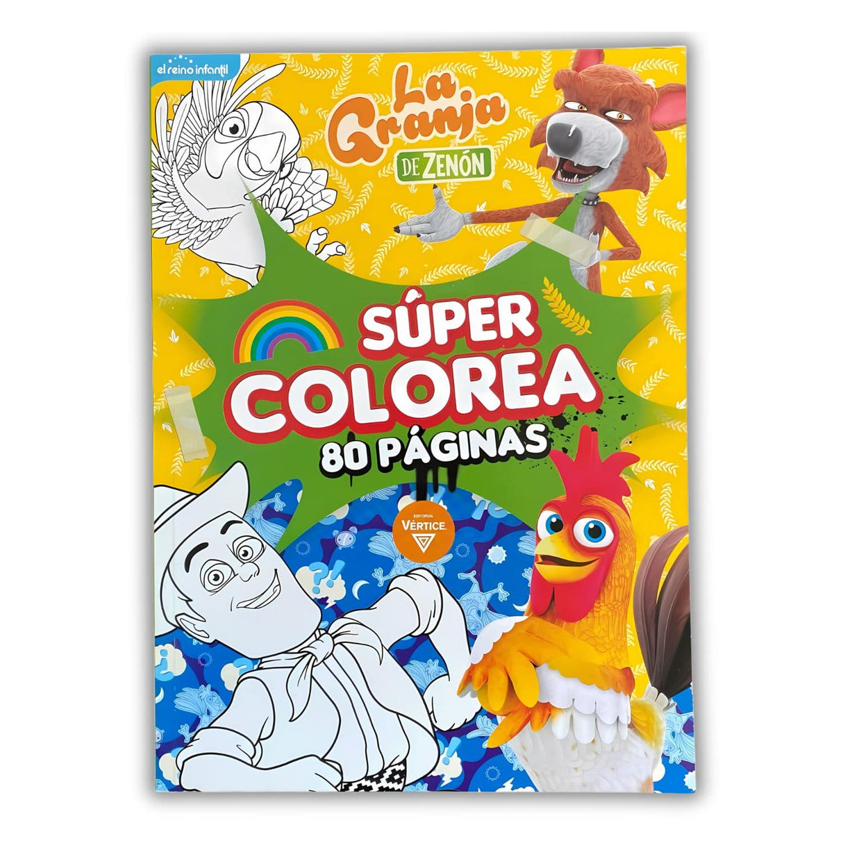 Vertice - Libro para Colorear Super Colorea 80 pag El Reino Infantil